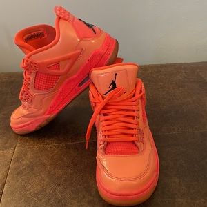 Air Jordan’s Size 10. Light & Neon pink & orange